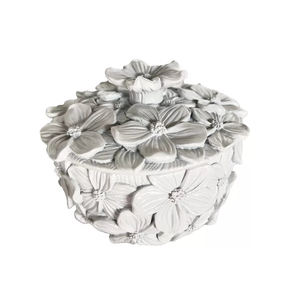 Trinket Box - Matte White Petal