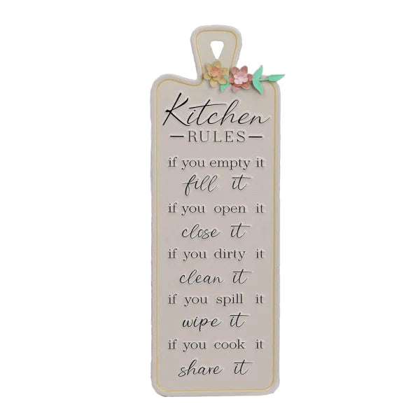 Sign Tin - Kitchen Rules