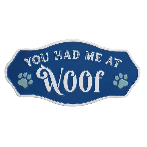 Tin Sign - Woof