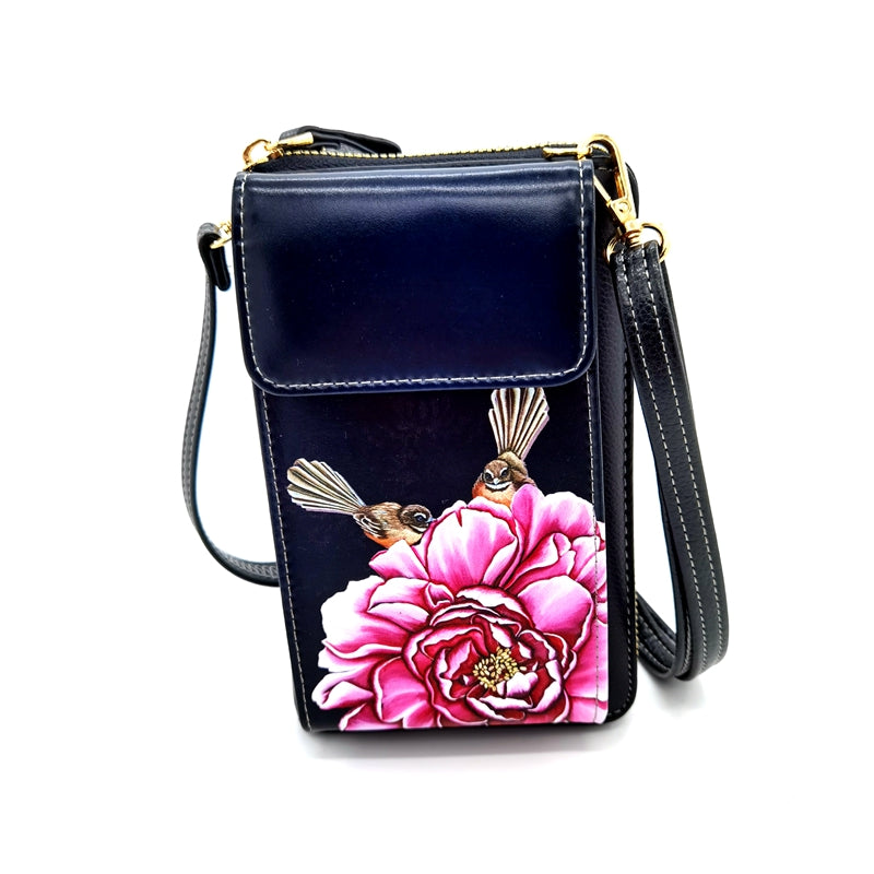 Cellphone Bag  - Fantail Peony