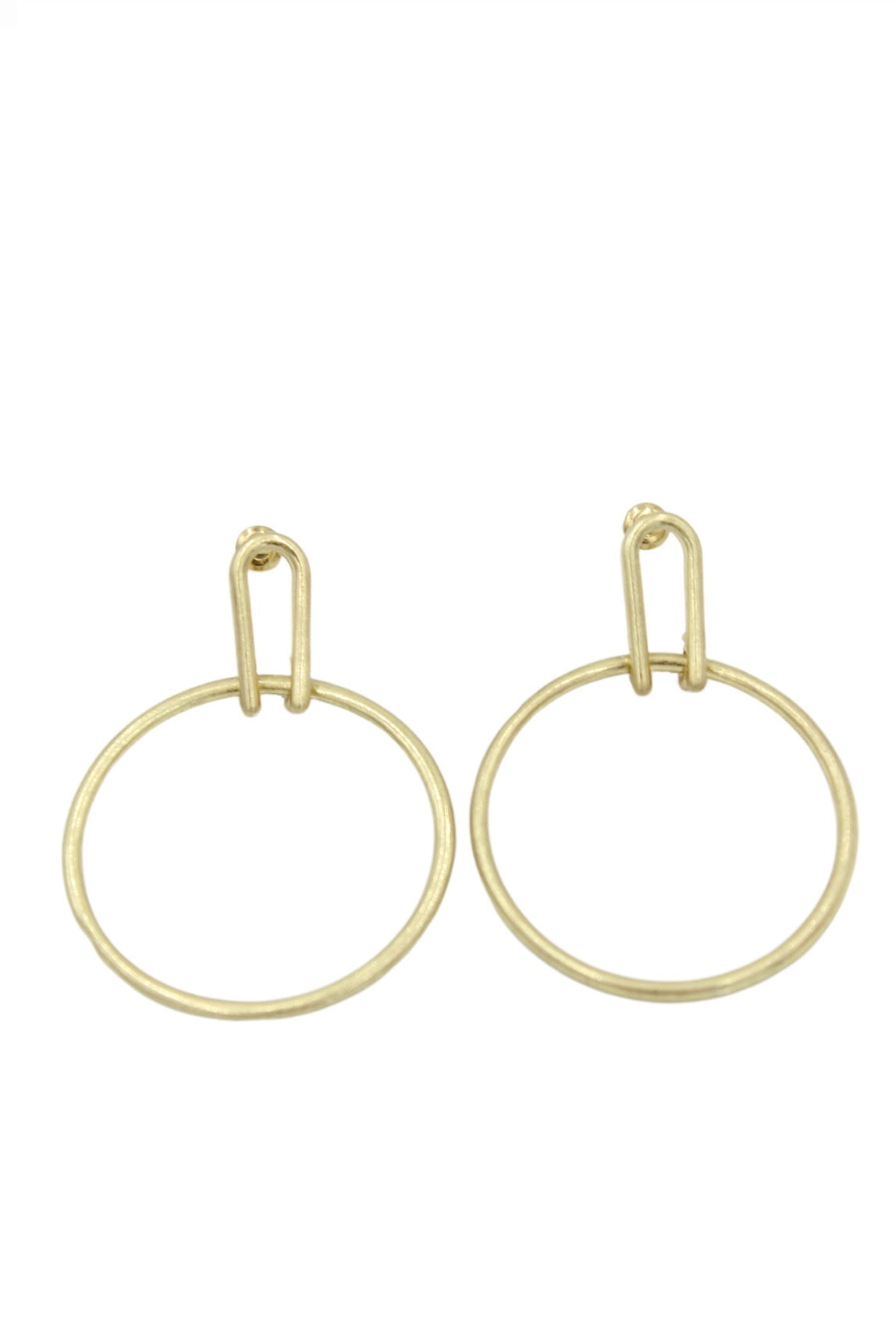 Earrings - Loophole Gold