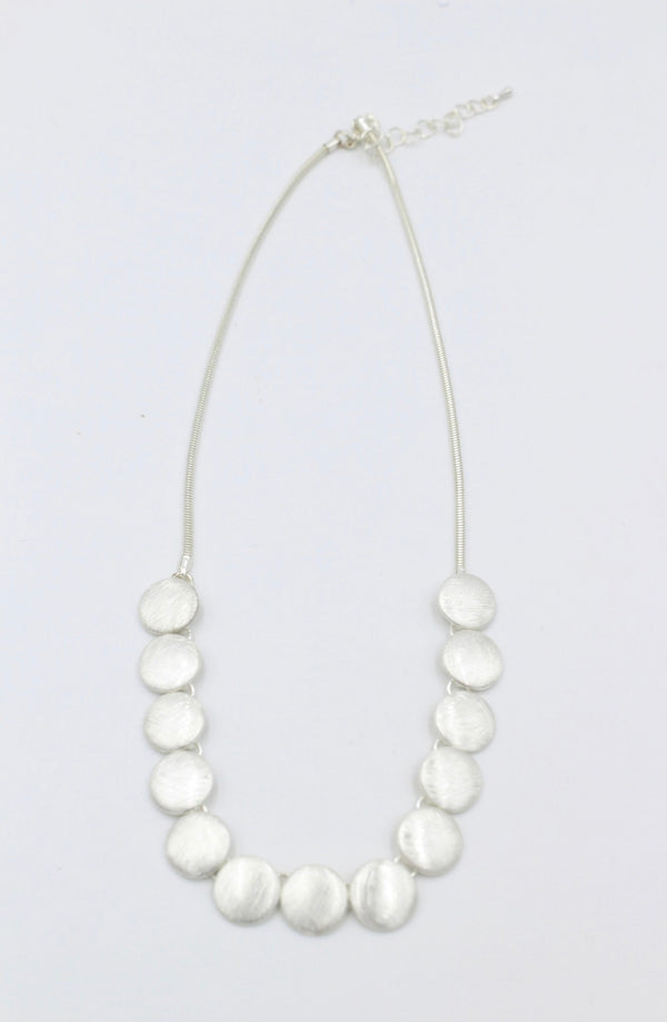 Necklace - Hammered Sphere