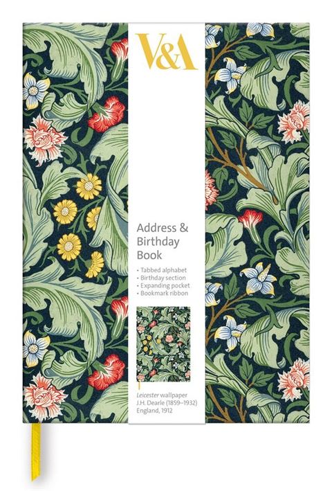 Leicester Wallpapper - Address & Birthday Book