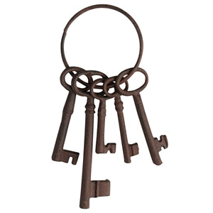 Cast Iron - Key Ring 5pc
