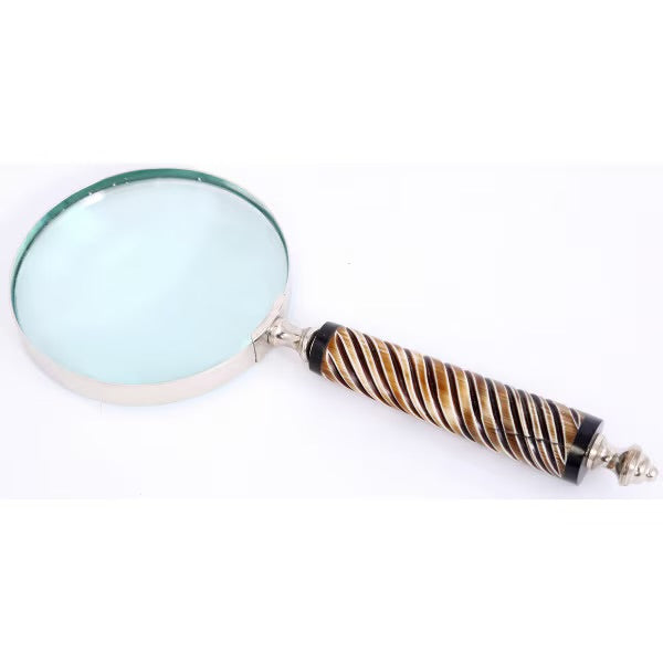 MAGNIFIER GLASS BRASS