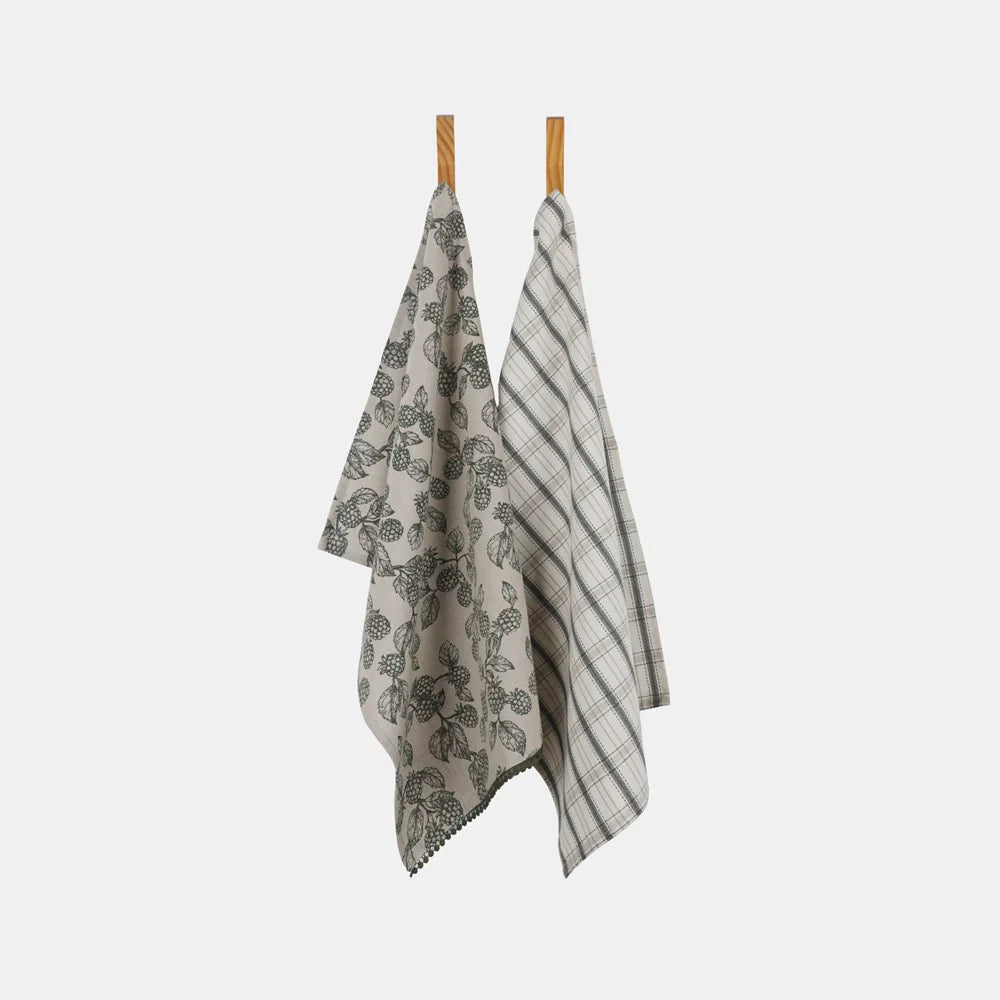 Tea Towel - Berry & Bug Pack of 2