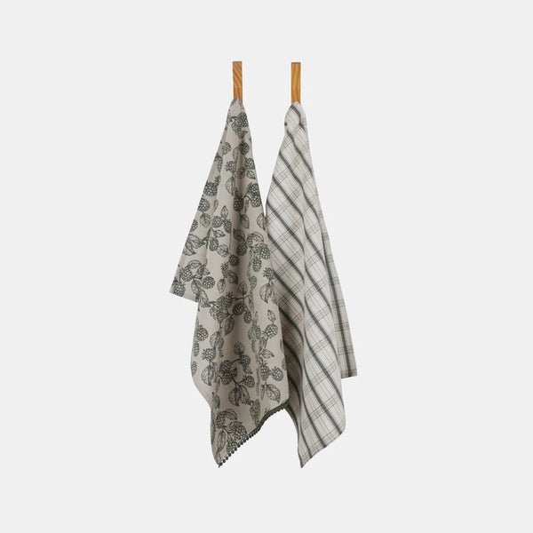 Tea Towel - Berry & Bug Pack of 2