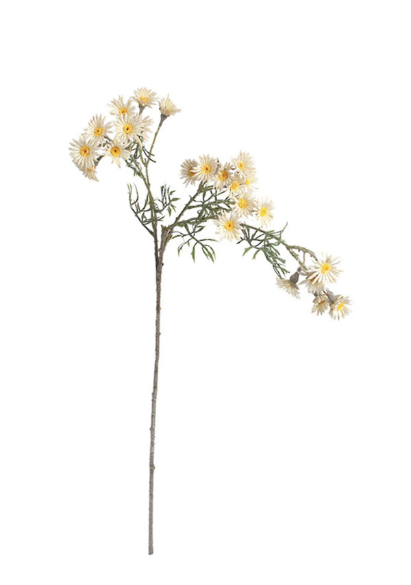 Artificial Daisy Spray - Cream