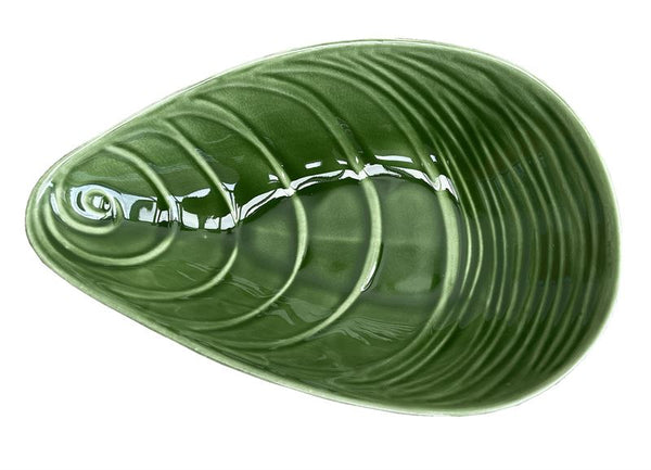 Porcelain Bowl 25cm - Mussel Green