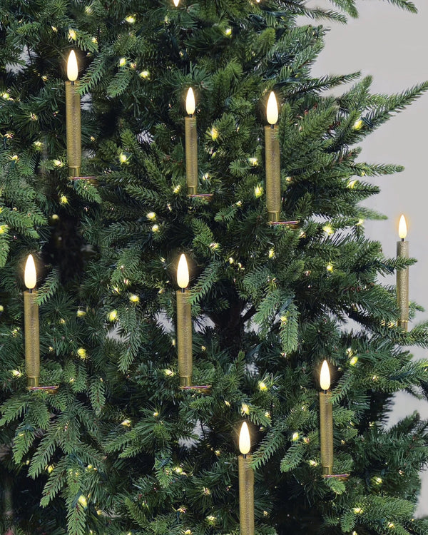 Deluxe Gold Candle 10pc Set with clamps