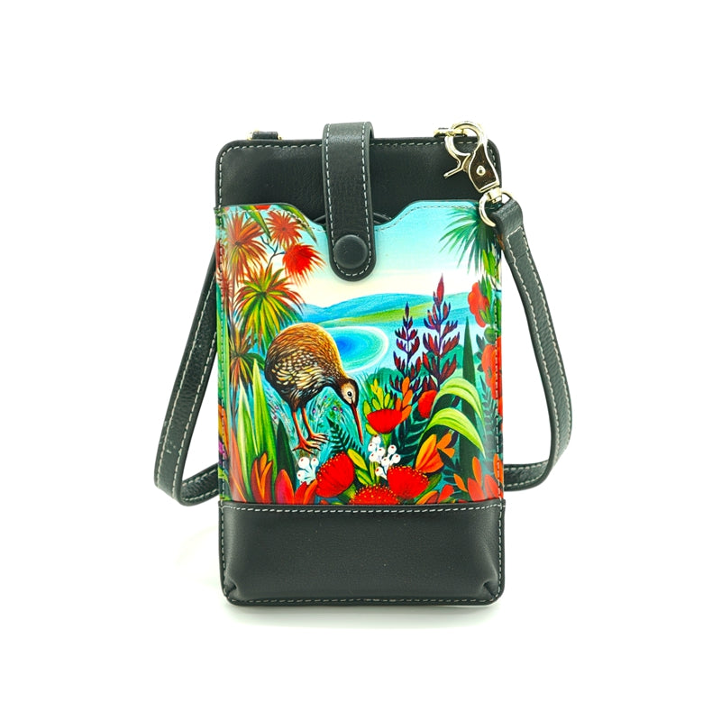 Phone Bag - Kiwi in Bush