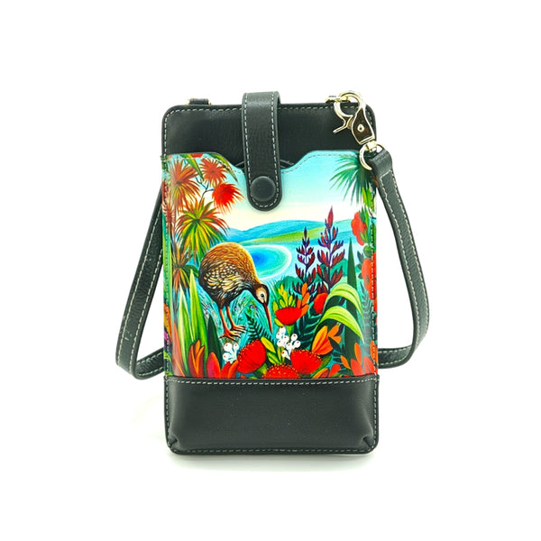 Phone Bag - Kiwi in Bush