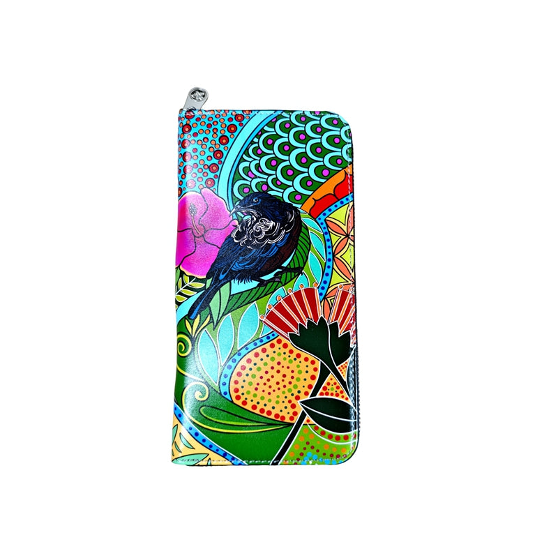 Long Zip Wallet - Tui Bird