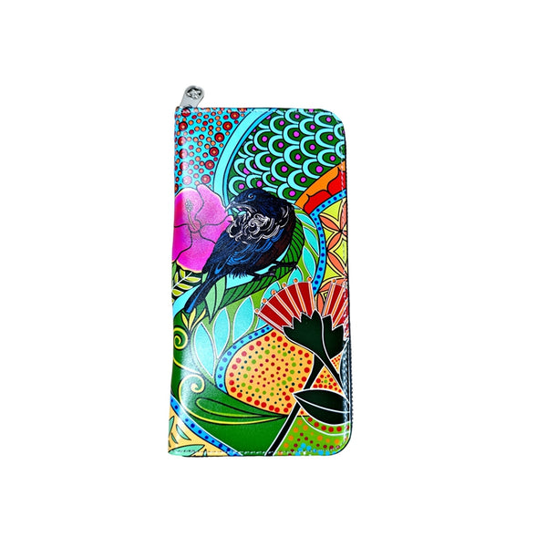 Long Zip Wallet - Tui Bird