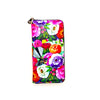 Long Zip Wallet - Fantail and Flowers