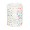 Mug - Spring Floral Print with Scalloped Edge