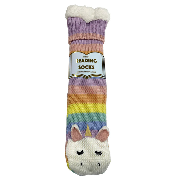 Reading Socks - Kids - Rainbow Unicorn