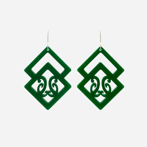Earrings - Nichola Earrings - Synergy 2 - Green