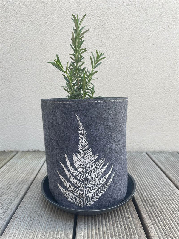 Eco Felt Grow Bag - Silver Fern 2