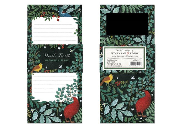 Magnetic Note Pad - Beech Forest