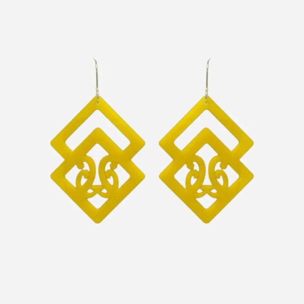 Earrings - Nichola Earrings - Synergy 2 Yellow