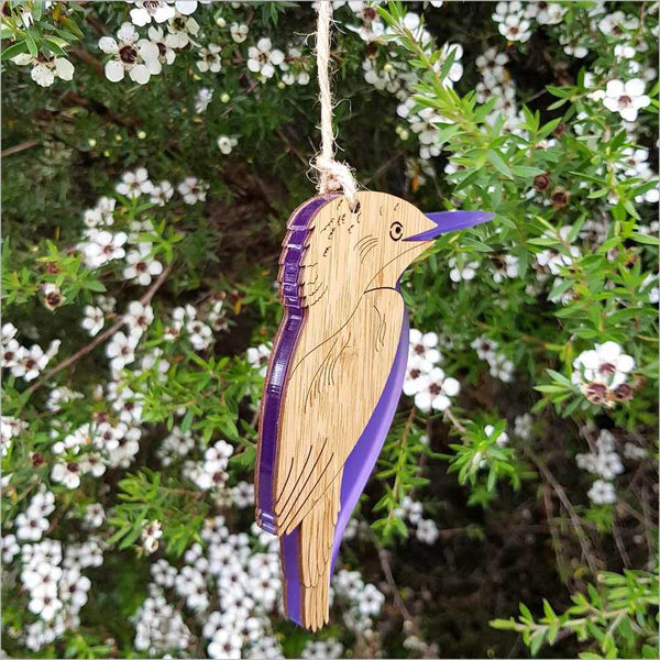 Hanging Ornament - Kingfisher
