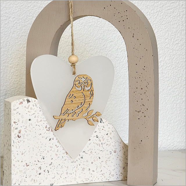 Hanging Ornament - Heart - Ruru