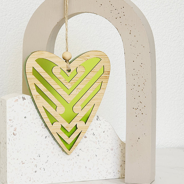 Hanging Ornament - Koru Heart