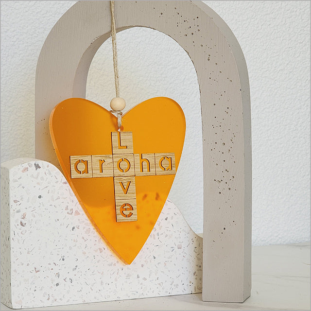 Hanging Ornament - Aroha + Love