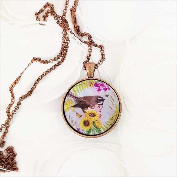 Necklace - Floral Fantail
