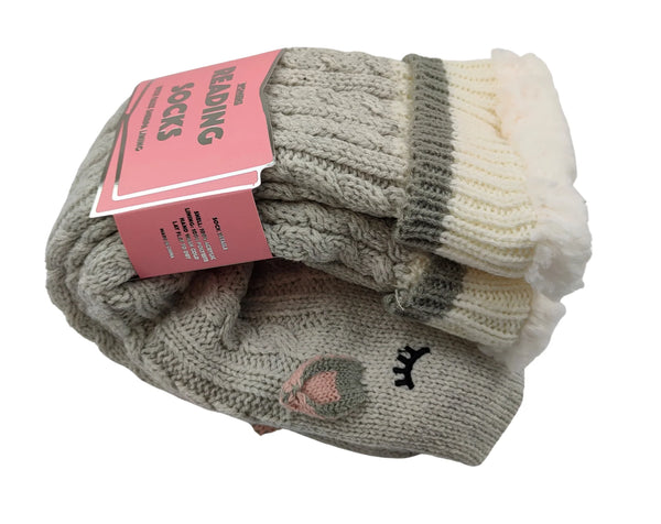 Reading Socks - Grey Cat