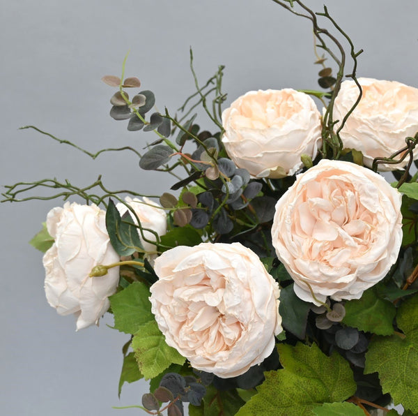 Artificial Flower - Austin Rose - Aged Cream