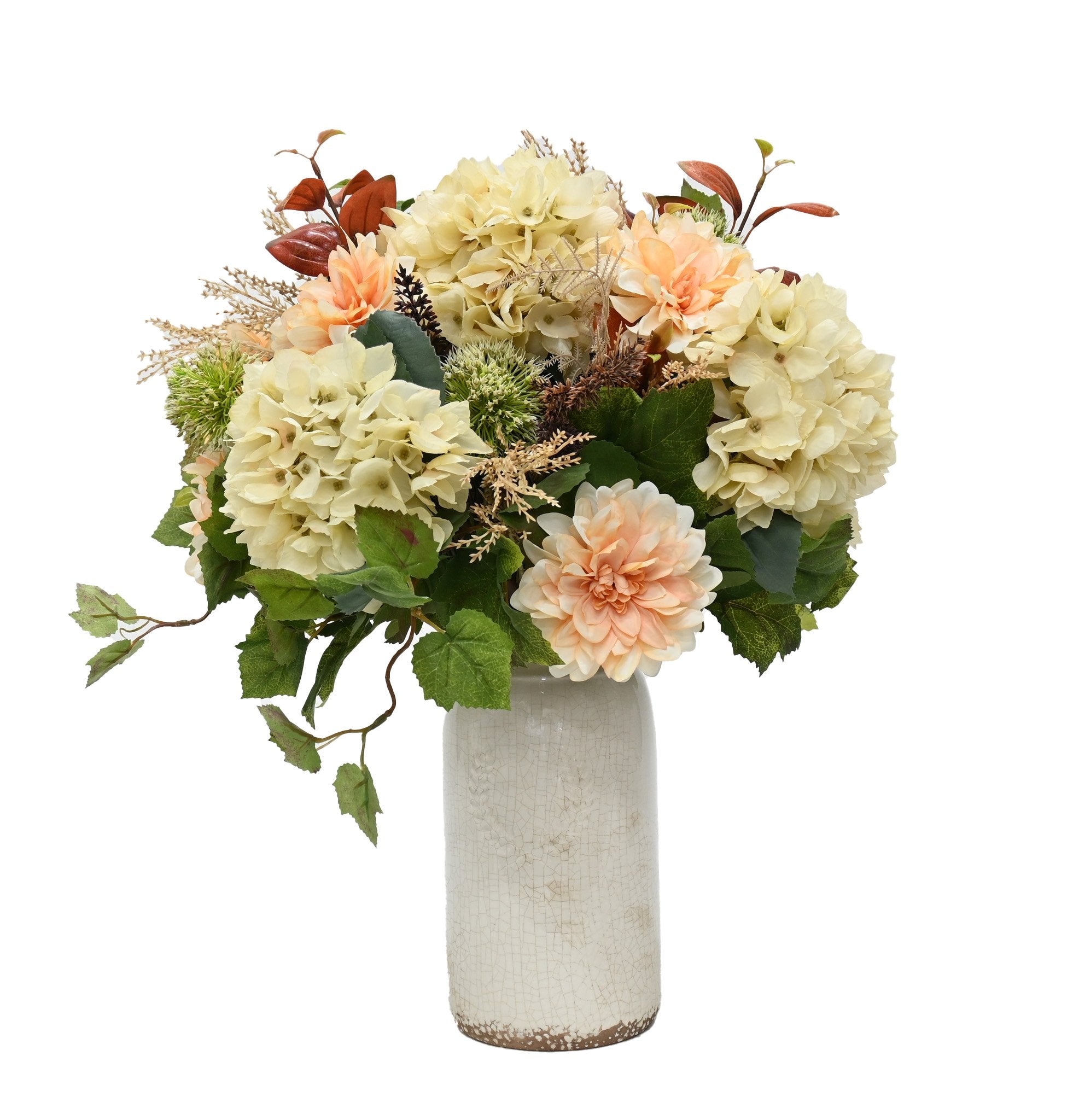 Artificial Flower - Dahlia - Apricot