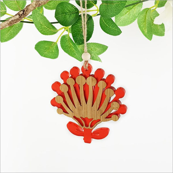 Hanging Ornament - Pohutukawa Red