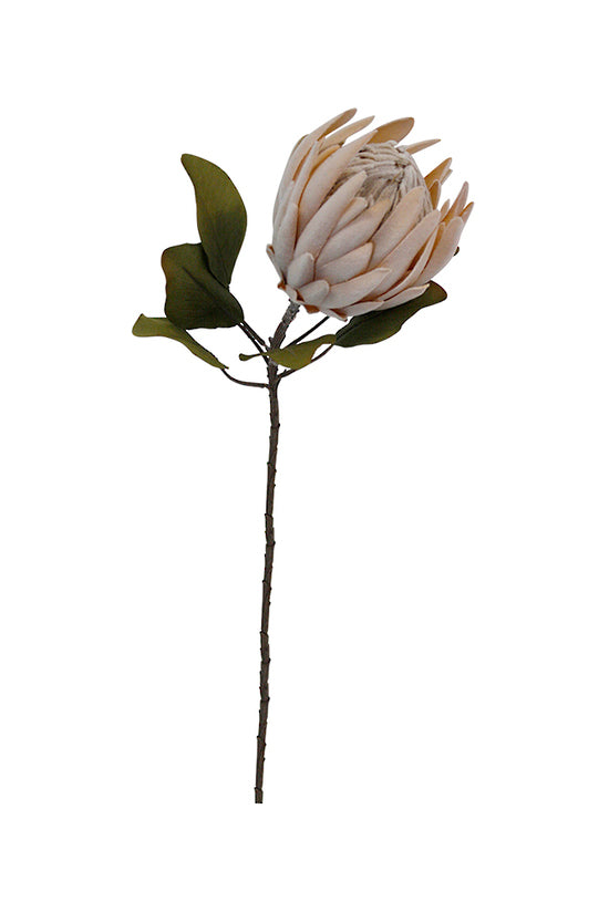 Artificial Flower - Protea Light Peach Large