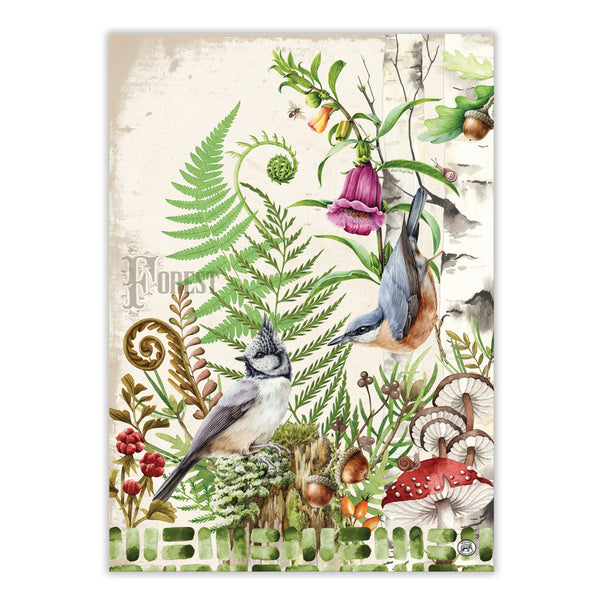 Tea Towel - Moss and Oak