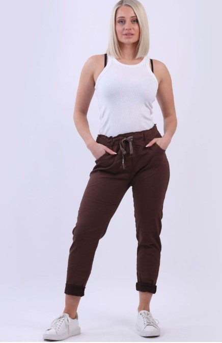 Trousers - Riley Chocolate 14-18