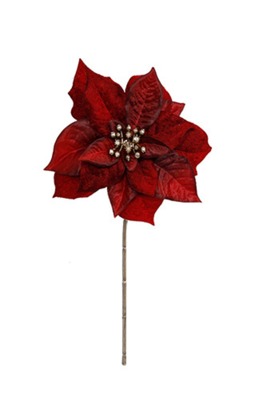 Christmas - Poinsettia Pick - Red