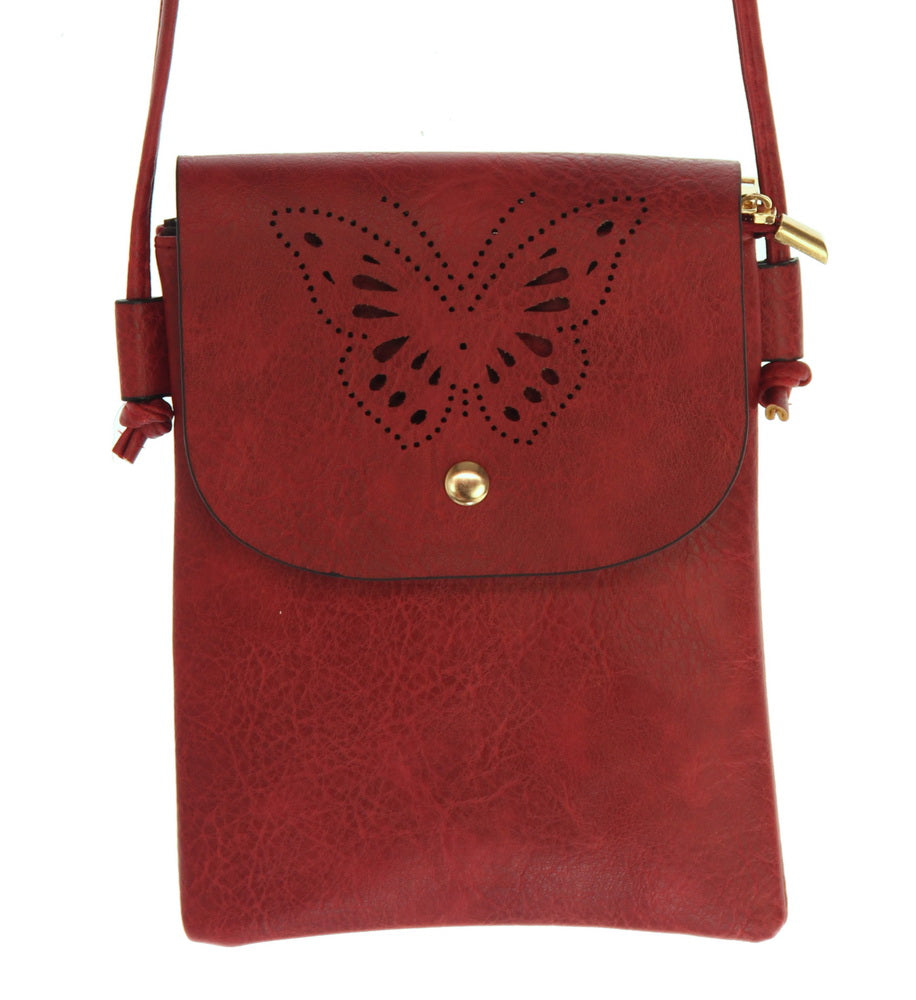 Bag - Butterfly Cutout - Wine