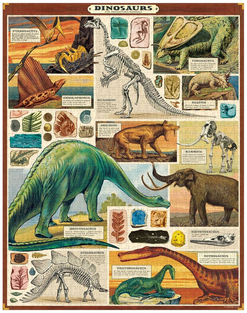 Vintage Puzzle - Dinosaurs