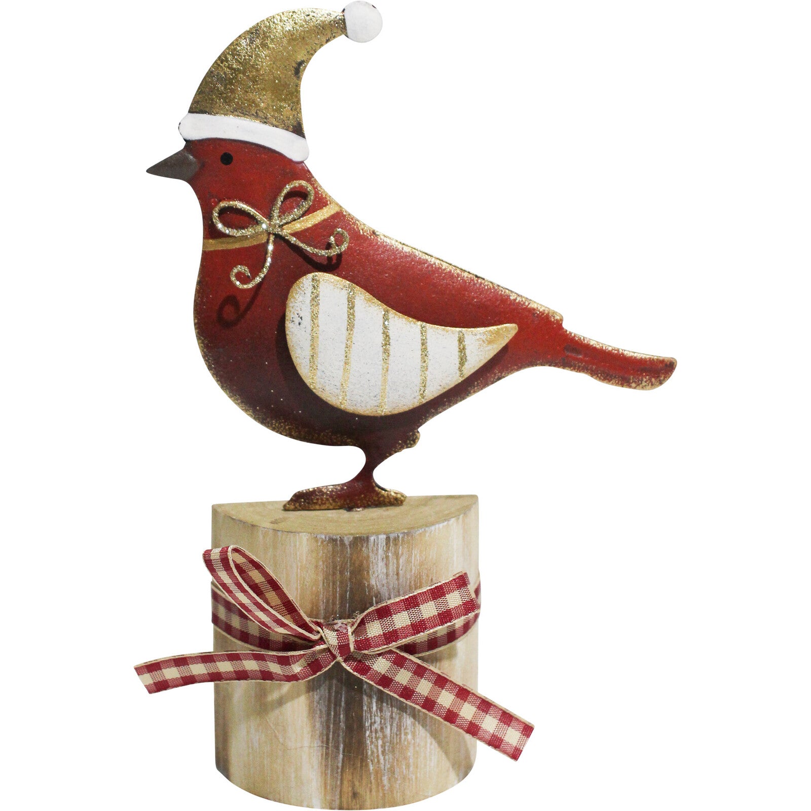 Christmas Ornament - Bird on Stump