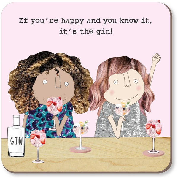 Coaster - Rosie Made a Thing - Its the Gin