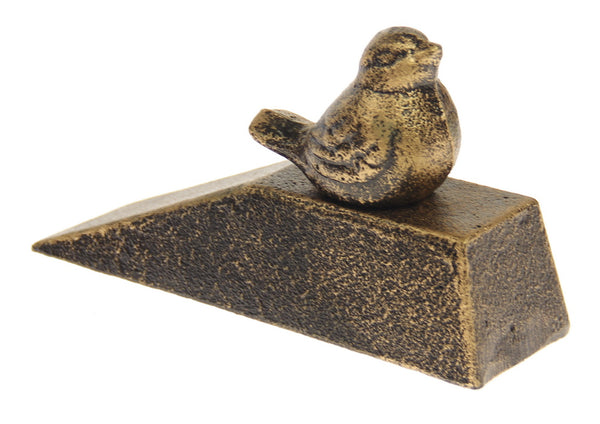 Doorstop - Bird Antique bronze