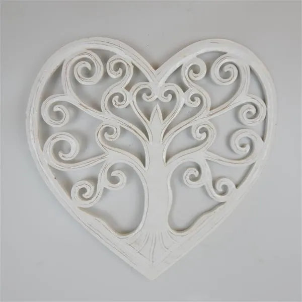 Decor - Carved Heart Tree of Life