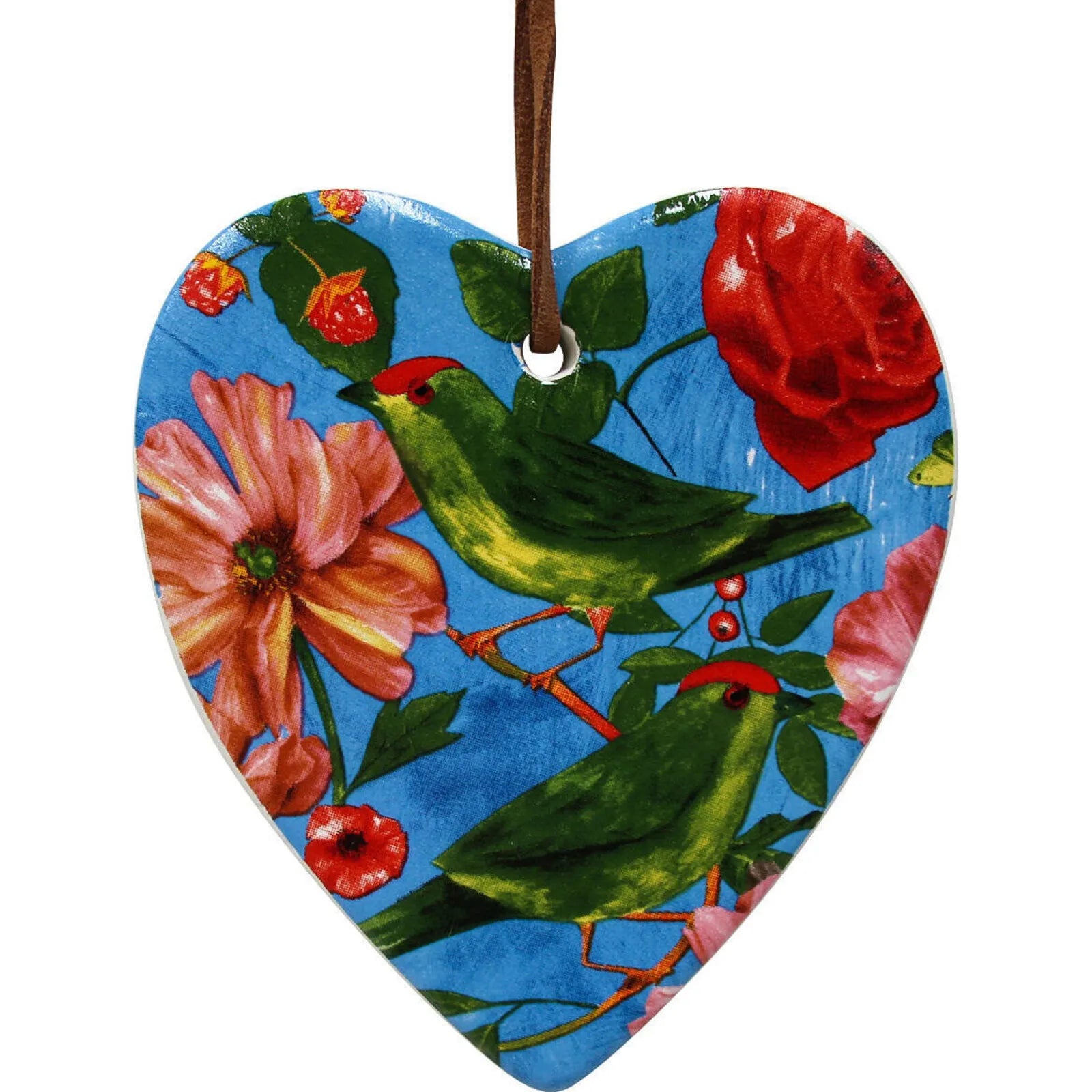 Heart - Hanging Ceramic - Finch