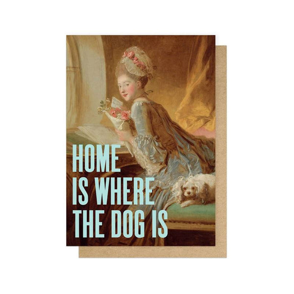 Card - Home is where the dog is