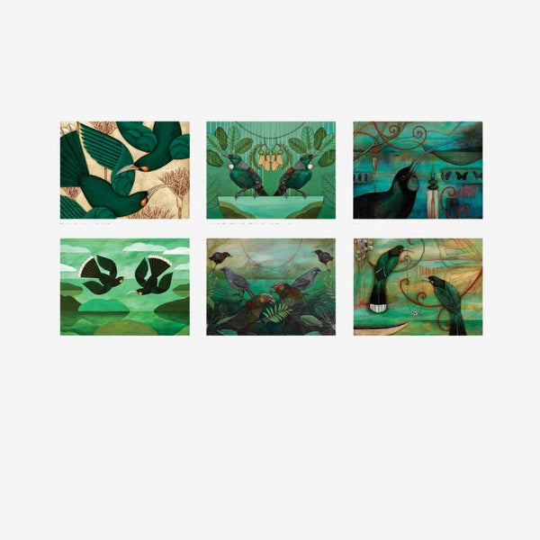 Placemat Set - Birds of New Zealand