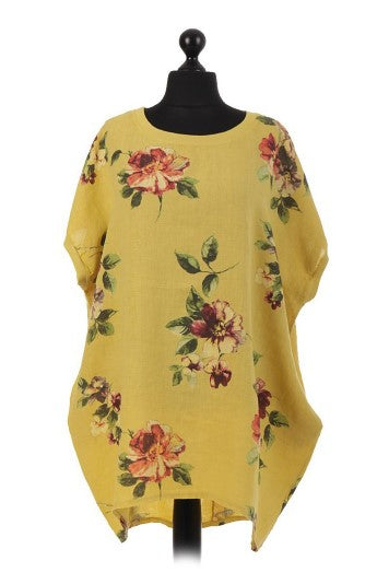 Dress - Adeline Linen - Light Mustard