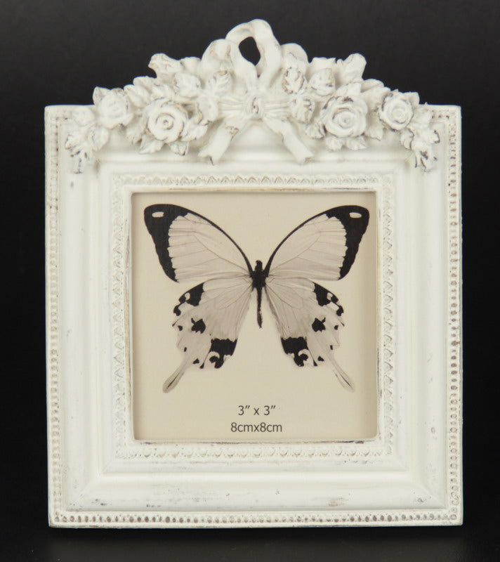 Photo Frame - Flowers Bow 3x3