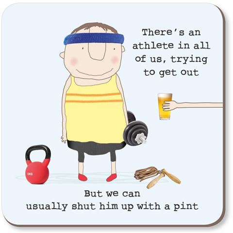 Coaster - Rosie Made a Thing - Athlete Pint
